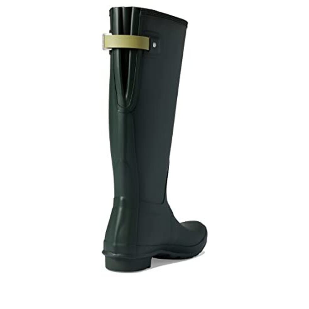 Hunter Rain Boots Women Wellington WP Back Adjust Maa Green/Wild Green 10 M - Picture 4 of 5